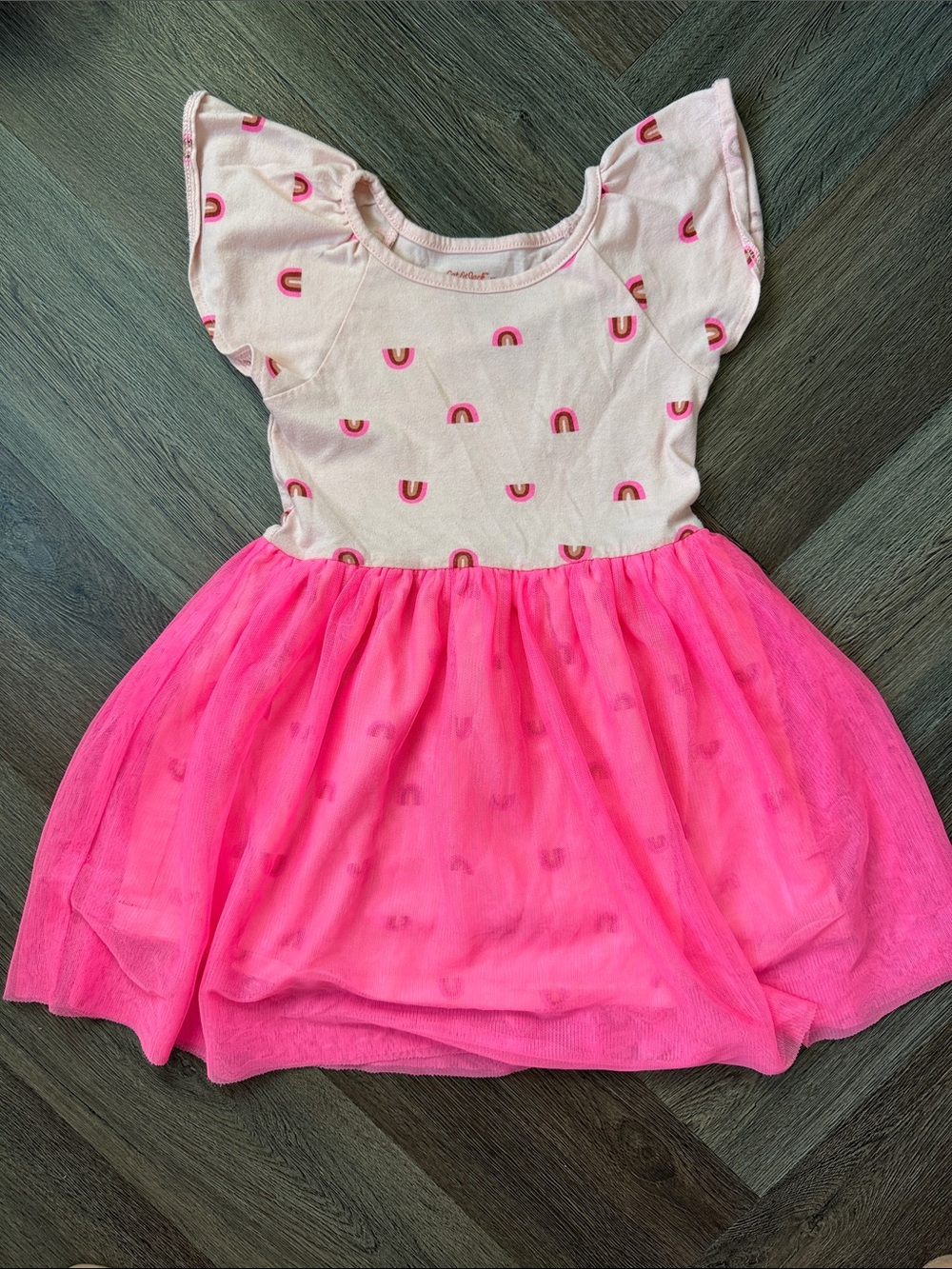 Girls rainbow dress